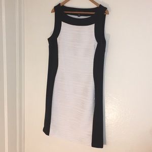 Black and white dress